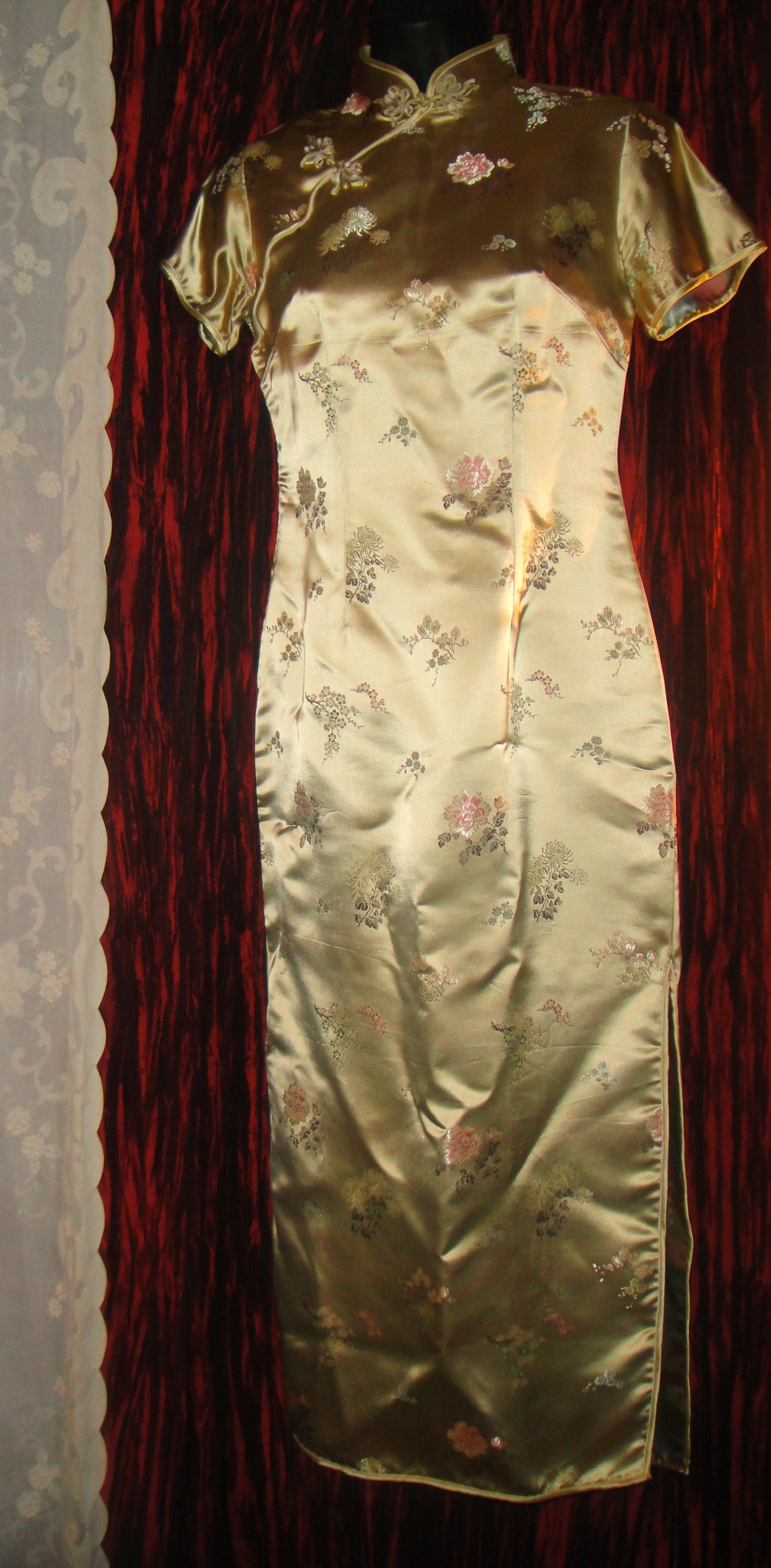vintage Hong Kong Silk Dress 011